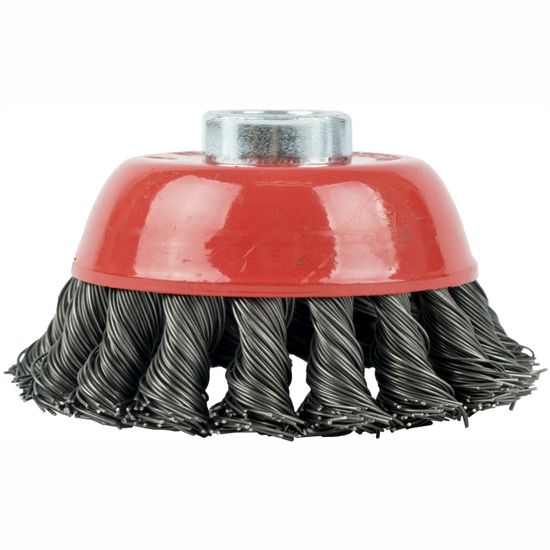 TORK CRAFT Wire Cup Brush Twisted 100mmxm14 Blister